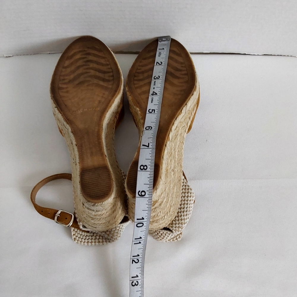 Paseart Anthropologie Wedge Platform Sandals - Picture 11 of 13